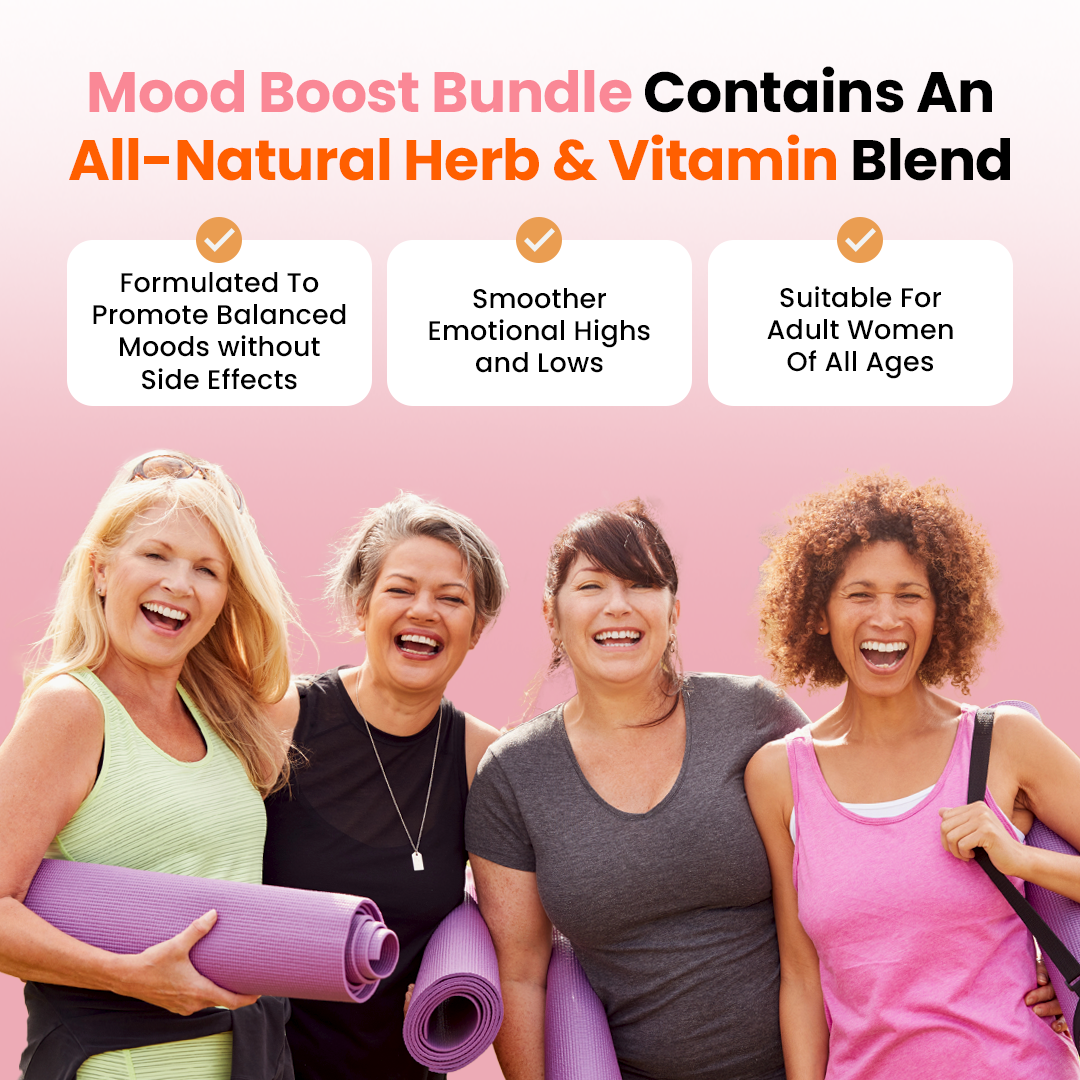 Mood Boost Bundle | For Anxiety, Mood & Fatigue Management | CalmAgain & inergyPLUS